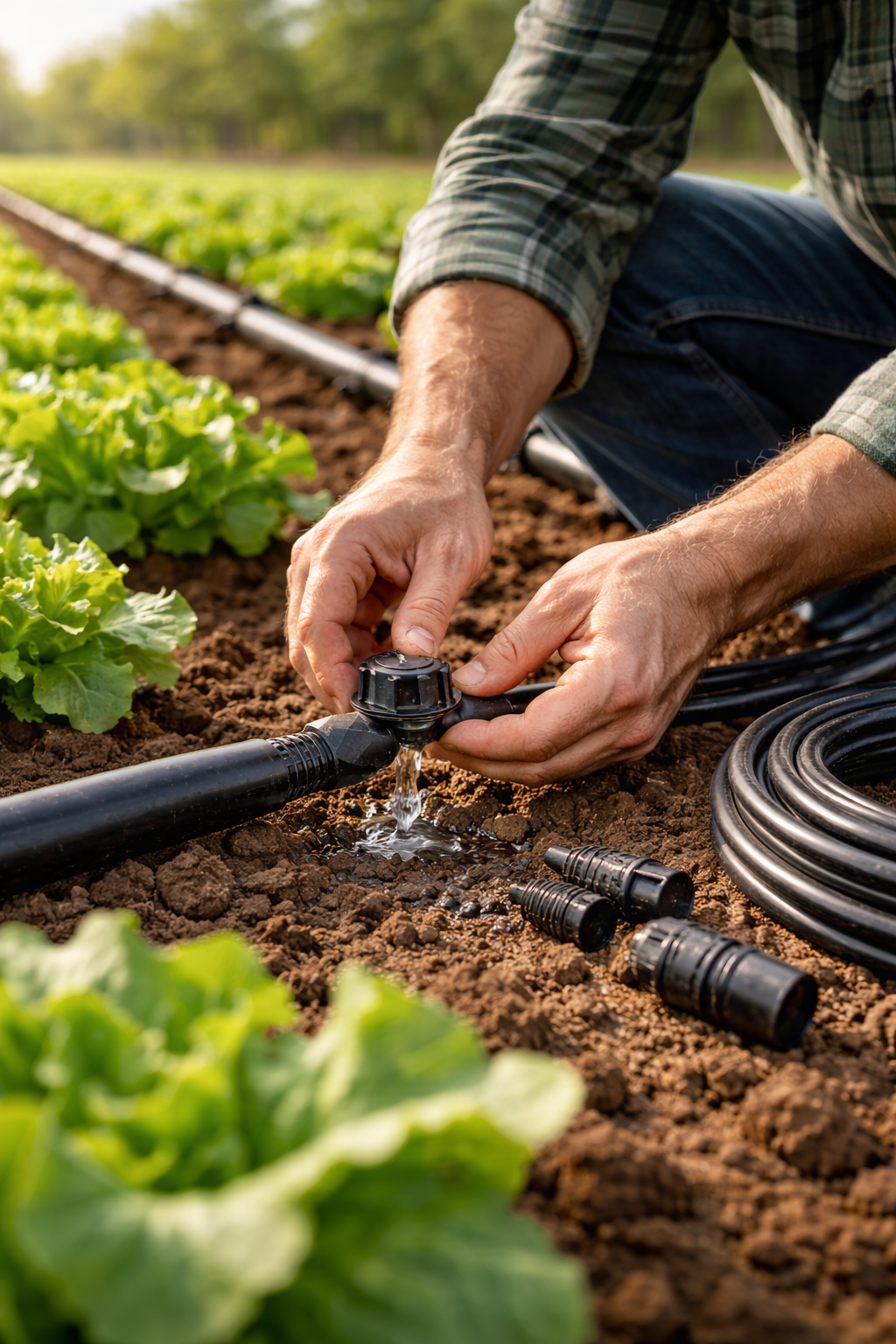 Cách lắp hệ thống tưới nhỏ giọt